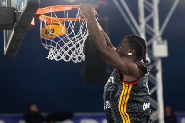 FIBA 3x3 World Cup Denzel Agyeman during FIBA 3x3 World Cup Final match Latvia vs Germany in Warsaw, Poland, on June 7, 2026 Warsaw Poland  Copyright: xFotoxOlimpikx originalFilename:jastrzebowski-fiba3x3w260607_npuUk.jpg