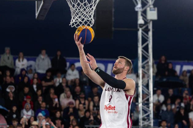 FIBA 3x3 World Cup Zigmars Raimo during FIBA 3x3 World Cup Final match Latvia vs Germany in Warsaw, Poland, on June 7, 2026 Warsaw Poland  Copyright: xFotoxOlimpikx originalFilename:jastrzebowski-fiba3x3w260607_npLQE.jpg