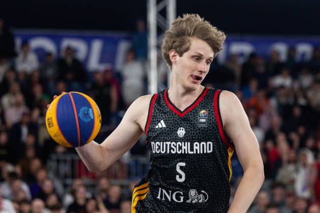 FIBA 3x3 World Cup Niklas Kropp during FIBA 3x3 World Cup Final match Latvia vs Germany in Warsaw, Poland, on June 7, 2026 Warsaw Poland  Copyright: xFotoxOlimpikx originalFilename:jastrzebowski-fiba3x3w260607_npeoM.jpg