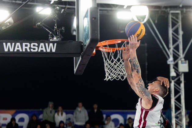 FIBA 3x3 World Cup Karlis Lasmanis, Kevin Bryant during FIBA 3x3 World Cup Final match Latvia vs Germany in Warsaw, Poland, on June 7, 2026 Warsaw Poland  Copyright: xFotoxOlimpikx originalFilename:jastrzebowski-fiba3x3w260607_npKGf.jpg