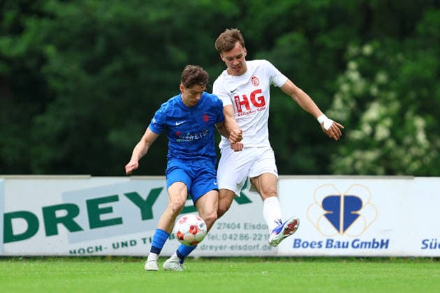 11 Toralf Hense Eimsbütteler TV , 15 Dennis Brendow Blumenthaler SV Fußball I Herren I Aufstiegsrunde zur Regionalliga Nord I Saison 2025 2026 I 3 Spiel I Eimsbütteler TV Blumenthaler SV I 07 06 2026 I A Platz Heeslingen
