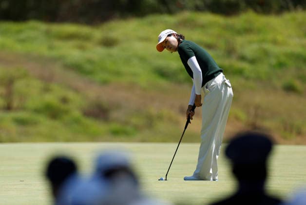 In Gee Chun of South Korea putts on the 8th green during the final round of the 81st Women s U.S. Open golf championship at the Riviera Country Club in Pacific Palisades, California, on Sunday, June 7, 2026.  GLP20260607988 CAROLINExBREHMAN