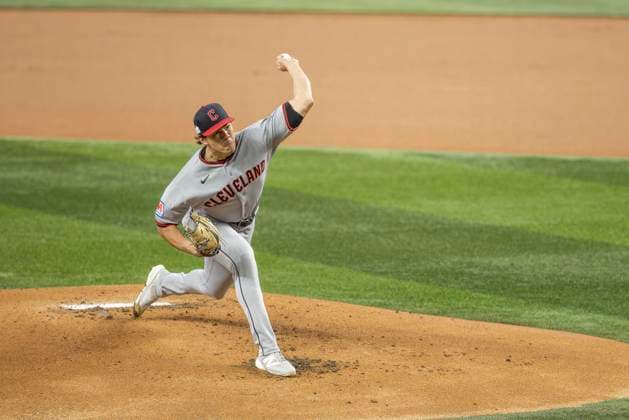 June 7, 2026, Arlington, Texas, USA: Cleveland Guardians pitcher JOEY CANTILLO (54) during a MLB, Baseball Herren, USA game between the Cleveland Guardians and Texas Rangers at Globe Life Field. Texas wins 10-0. MLB 2026: Rangers 10:0 Guardians  - ZUMAf180 20260607_zsp_f180_015 Copyright: xMarkxFannx