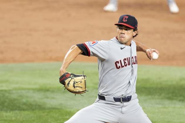June 7, 2026, Arlington, Texas, USA: Cleveland Guardians pitcher JOEY CANTILLO (54) during a MLB, Baseball Herren, USA game between the Cleveland Guardians and Texas Rangers at Globe Life Field. Texas wins 10-0. Arlington USA - ZUMAf180 20260607_zsp_f180_004 Copyright: xMarkxFannx