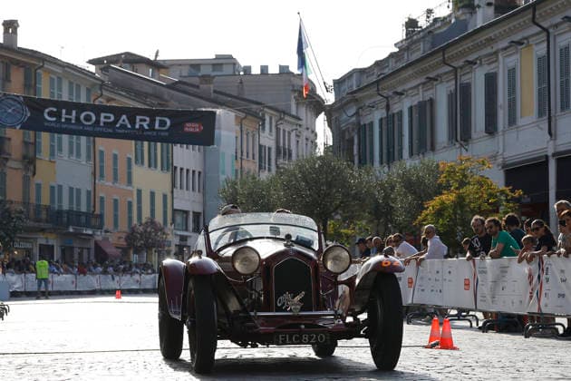 Motorsport, classic car rally Mille Miglia