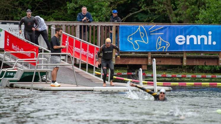 First Enni Triathlon Moers updated FOR EDITORIAL PURPOSES ONLY EDITORIAL USE ONLY p , at the first Enni Triathlon on Sunday, 07 06 2026, in Moers Germany NRW Moers Copyright ChristianxCreon Copyright: ChristianxCreon doc866vv7mffp118ajodbwk ,EDITORIAL USE ONLY