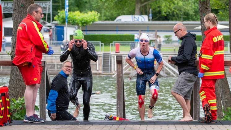 First Enni Triathlon Moers FOR EDITORIAL PURPOSES ONLY EDITORIAL USE ONLY p , at the first Enni Triathlon on Sunday, 07 06 2026, in Moers Germany NRW Moers Copyright ChristianxCreon Copyright: ChristianxCreon doc866vvdxe87qoyhj3gha ,EDITORIAL USE ONLY
