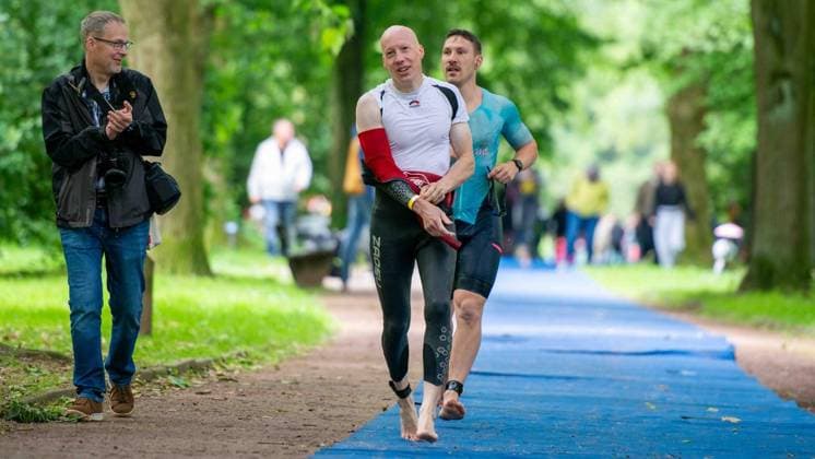 First Enni Triathlon Moers FOR EDITORIAL PURPOSES ONLY EDITORIAL USE ONLY p , at the first Enni Triathlon on Sunday, 07 06 2026, in Moers Germany NRW Moers Copyright ChristianxCreon Copyright: ChristianxCreon doc866vvec7ycmt8qt2g99 ,EDITORIAL USE ONLY