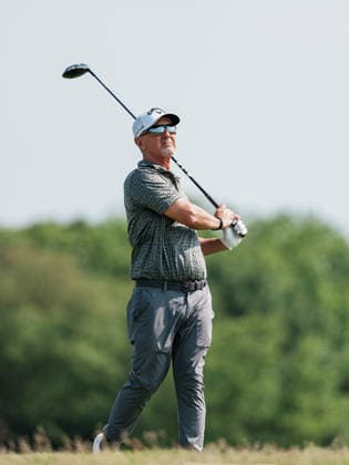 PGA, Golf Herren Tour Champions: American Family Insurance Championship - Final Round MADISON, WI - JUNE 7: David Duval follows the flight of his ball after a tee shot on hole 11 during the PGA Tour Champions: American Family Insurance Championship - Final Round at TPC Wisconsin on June 7, 2026 in Madison, Wisconsin. Madison TPC Wisconsin WI United States Copyright: xRossxHarried ISIxPhotosx 9314