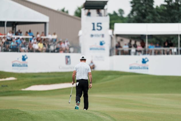 PGA, Golf Herren Tour Champions: American Family Insurance Championship - Final Round MADISON, WI - JUNE 7: Rory Sabbatini walks toward the 15th hole during the PGA Tour Champions: American Family Insurance Championship - Final Round at TPC Wisconsin on June 7, 2026 in Madison, Wisconsin. Madison TPC Wisconsin WI United States Copyright: xRossxHarried ISIxPhotosx 9314