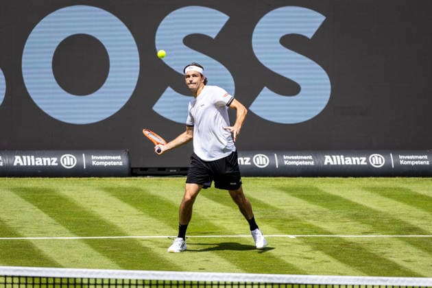 07 06 26 Boss Open Stuttgart Germany, Stuttgart, 07 06 2026, Tennis, Boss Open Stuttgart Taylor Fritz USA