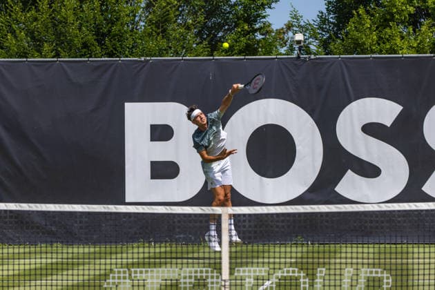 07 06 26 Boss Open Stuttgart Germany, Stuttgart, 07 06 2026, Tennis, Boss Open Stuttgart Marc Andrea Huesler Switzerland