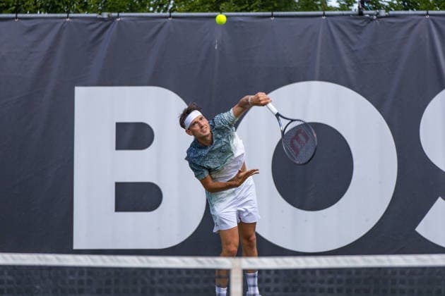 07 06 26 Boss Open Stuttgart Germany, Stuttgart, 07 06 2026, Tennis, Boss Open Stuttgart Marc Andrea Huesler Switzerland