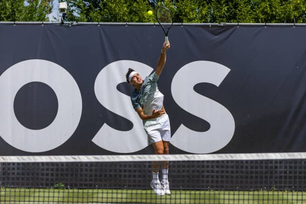 07 06 26 Boss Open Stuttgart Germany, Stuttgart, 07 06 2026, Tennis, Boss Open Stuttgart Marc Andrea Huesler Switzerland