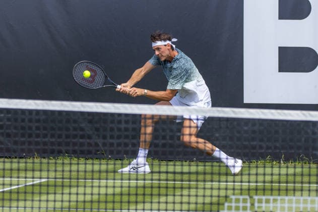 07 06 26 Boss Open Stuttgart Germany, Stuttgart, 07 06 2026, Tennis, Boss Open Stuttgart Marc Andrea Huesler Switzerland