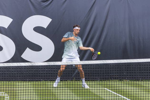 07 06 26 Boss Open Stuttgart Germany, Stuttgart, 07 06 2026, Tennis, Boss Open Stuttgart Marc Andrea Huesler Switzerland