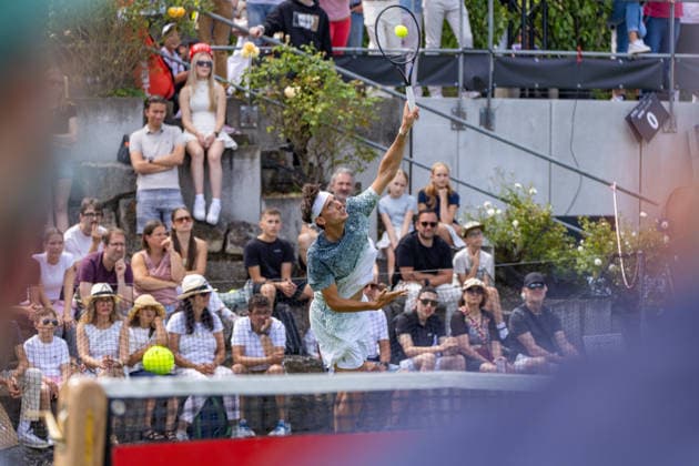 07 06 26 Boss Open Stuttgart Germany, Stuttgart, 07 06 2026, Tennis, Boss Open Stuttgart Marc Andrea Huesler Switzerland