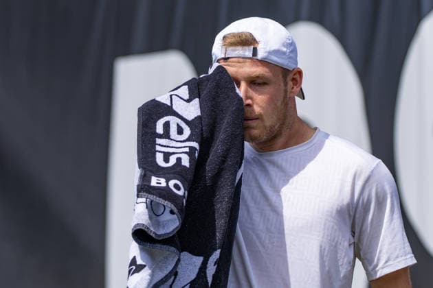 07 06 26 Boss Open Stuttgart Germany, Stuttgart, 07 06 2026, Tennis, Boss Open Stuttgart Gauthier Onclin Belgium