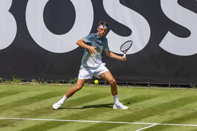 07 06 26 Boss Open Stuttgart Germany, Stuttgart, 07 06 2026, Tennis, Boss Open Stuttgart Marc Andrea Huesler Switzerland