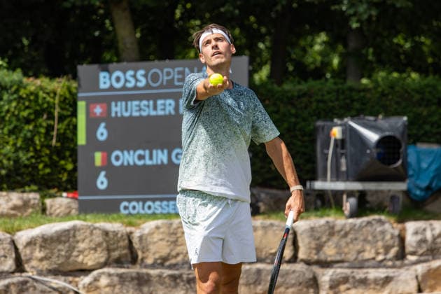 07 06 26 Boss Open Stuttgart Germany, Stuttgart, 07 06 2026, Tennis, Boss Open Stuttgart Marc Andrea Huesler Switzerland