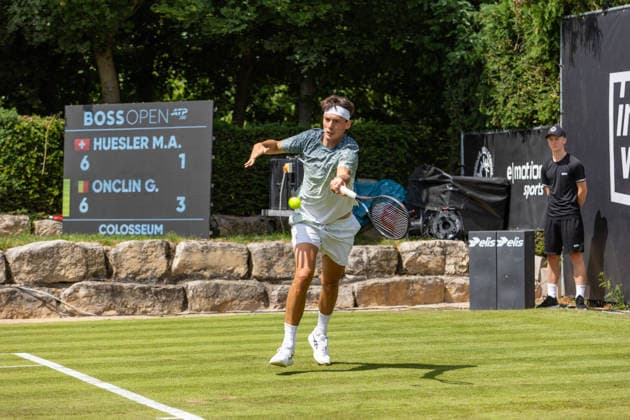 07 06 26 Boss Open Stuttgart Germany, Stuttgart, 07 06 2026, Tennis, Boss Open Stuttgart Marc Andrea Huesler Switzerland