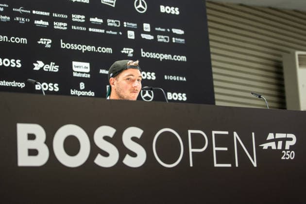 07 06 26 Boss Open Stuttgart Germany, Stuttgart, 07 06 2026, Tennis, Boss Open Stuttgart Jan Lennard Struff Germany