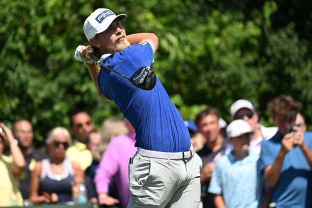 PGA, Golf Herren 2026: The Memorial Tournament Final Round JUN 7 June 7, 2026: Kristoffer Reitan (NOR) drives on the 15h hole during the final round of the Memorial Tournament in Dublin, Ohio. Brent Clark Cal Media (Credit Image: Â Brent Clark Cal Sport Media) Dublin Oh USA EDITORIAL USE ONLY Copyright: xx ZUMA-20260607_zma_c04_113.jpg BrentxClarkx csmphotothree493726