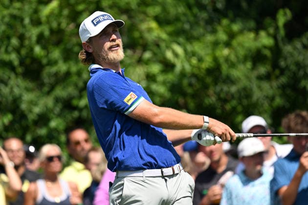 June 7, 2026: Kristoffer Reitan (NOR) drives on the 15h hole during the final round of the Memorial Tournament in Dublin, Ohio. Cal Media Dublin USA - ZUMAc04_ 20260607_zma_c04_118 Copyright: xBrentxClarkx