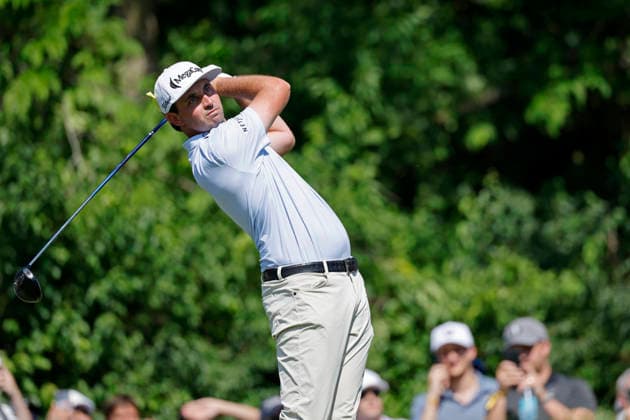 DUBLIN, OH - JUNE 07: J.T. Poston of United States of America hits a tee shot at the fifteenth hole during the final round of the Memorial Tournament presented by Workday 2026 on June 07, 2026 at Muirfield Village Golf Club in Dublin, Ohio. (Photo by Joe Robbins Icon Sportswire) GOLF: JUN 07 PGA, Golf Herren the Memorial Tournament presented by Workday EDITORIAL USE ONLY Icon5732606070054