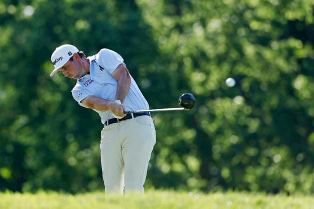 DUBLIN, OH - JUNE 07: J.T. Poston of United States of America hits a tee shot at the eighteenth hole during the final round of the Memorial Tournament presented by Workday 2026 on June 07, 2026 at Muirfield Village Golf Club in Dublin, Ohio. (Photo by Joe Robbins Icon Sportswire) GOLF: JUN 07 PGA, Golf Herren the Memorial Tournament presented by Workday EDITORIAL USE ONLY Icon5732606070064