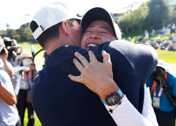 Nelly Korda celebrates after winning the 81st Women s U.S. Open golf championship at the Riviera Country Club in Pacific Palisades, California, on Sunday, June 7, 2026. Korda won with an eight-under-par score of 276.  GLP20260607843 CAROLINExBREHMAN