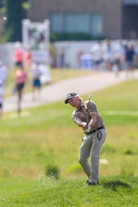 MADISON, WI - JUNE 07: Bernhard Langer from Germany hits his second shot on the first fairway during the final round of the PGA, Golf Herren Tour Champions American Family Insurance Championship golf tournament on June 7, 2026 at TPC Wisconsin Golf Course in Madison, WI. (Photo by Lawrence Iles Icon Sportswire) GOLF: JUN 07 PGA TOUR Champions American Family Insurance Championship EDITORIAL USE ONLY Icon2606070013