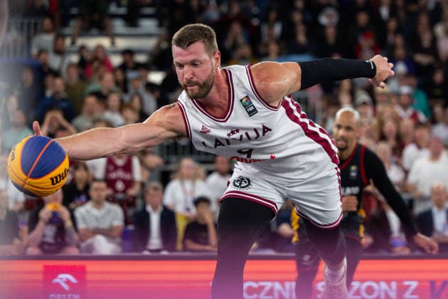 FIBA 3x3 World Cup Zigmars Raimo during FIBA 3x3 World Cup Final match Latvia vs Germany in Warsaw, Poland, on June 7, 2026 Warsaw Poland  Copyright: xFotoxOlimpikx originalFilename:jastrzebowski-fiba3x3w260607_npW8l.jpg