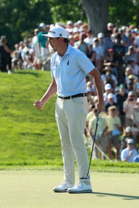 The Memorial Tournament DUBLIN, OHIO - JUNE 07: J.T. Poston reacts to his putt on the 18th green during the final round of The Memorial Tournament presented by Workday at Muirfield Village Golf Club in Dublin, Ohio, USA on Sunday, June 7, 2026. Dublin Ohio United States  Copyright: xJorgexLemusx originalFilename:lemus-thememor260607_npd0l.jpg