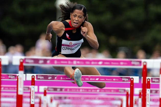 Halina Konopacka Classic 2026 Gabriele Cunningham during Halina Konopacka Classic 2026 meeting, World Athletic Continental Tour Bronze in Warsaw, Poland, on June 7, 2026 Warsaw Poland  Copyright: xFotoxOlimpikx originalFilename:jastrzebowski-halinako260608_npEZ1.jpg