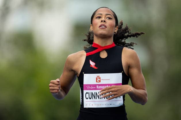 Halina Konopacka Classic 2026 Gabriele Cunningham during Halina Konopacka Classic 2026 meeting, World Athletic Continental Tour Bronze in Warsaw, Poland, on June 7, 2026 Warsaw Poland  Copyright: xFotoxOlimpikx originalFilename:jastrzebowski-halinako260608_npR8j.jpg