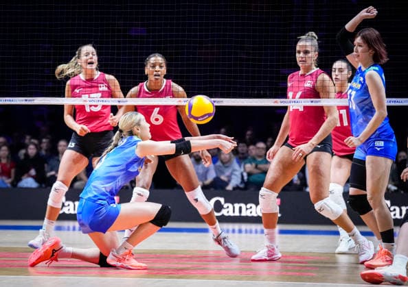 Volleyball, Women, Nations League, Canada Japan