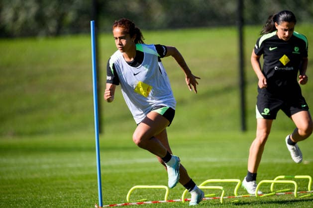 SOCCER MATILDAS TRAINING, Mary Fowler during a Matildas training session at Sky Park, in Sydney, Monday, June 8, 2026. ( NO ARCHIVING SYDNEY NEW SOUTH WALES AUSTRALIA  Copyright: xBIANCAxDExMARCHIx 20260608148495949968