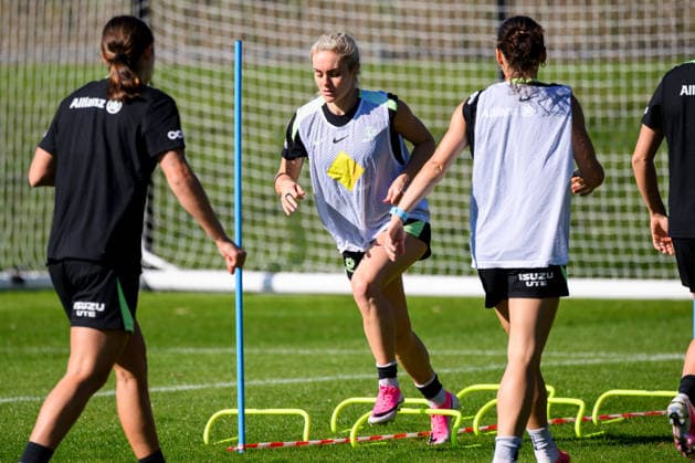 Football, Women, National Team Australia, Training