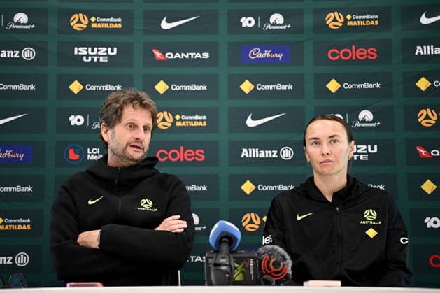 Football, Women, National team Australia, Press conference