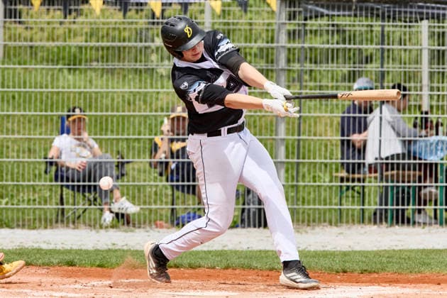 German Baseball League DBL , Munich Haar Disciples vs Stuttgart Reds, Haar Disciples, Stuttgart Reds, 2026 06 07 in Munich Haar Ballpark Eglfing BROSKE Moritz Munich Haar Disciples First Baseman, Third Baseman Nr87 HAA87 sportworld Munich Haar Ballpark Eglfing Bayern Germany
