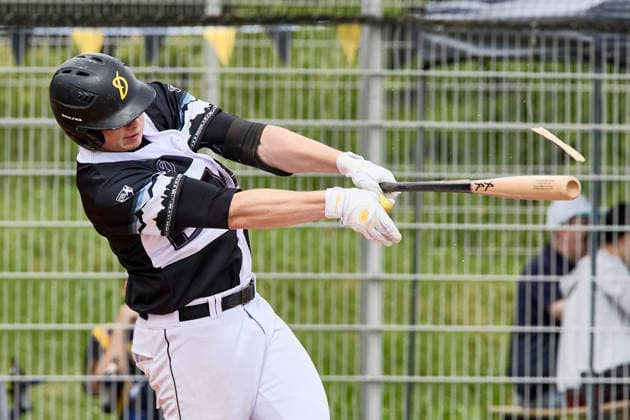 German Baseball League DBL , Munich Haar Disciples vs Stuttgart Reds, Haar Disciples, Stuttgart Reds, 2026 06 07 in Munich Haar Ballpark Eglfing BROSKE Moritz Munich Haar Disciples First Baseman, Third Baseman Nr87 HAA87 sportworld Munich Haar Ballpark Eglfing Bayern Germany
