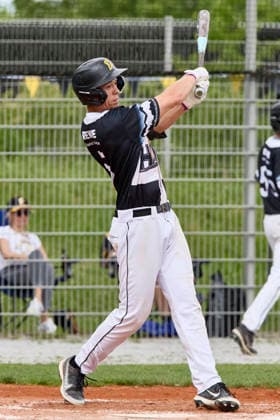 German Baseball League DBL , Munich Haar Disciples vs Stuttgart Reds, Haar Disciples, Stuttgart Reds, 2026 06 07 in Munich Haar Ballpark Eglfing SACHER Dean Munich Haar Disciples Pitcher, Third Baseman Nr5 HAA5 sportworld Munich Haar Ballpark Eglfing Bayern Germany