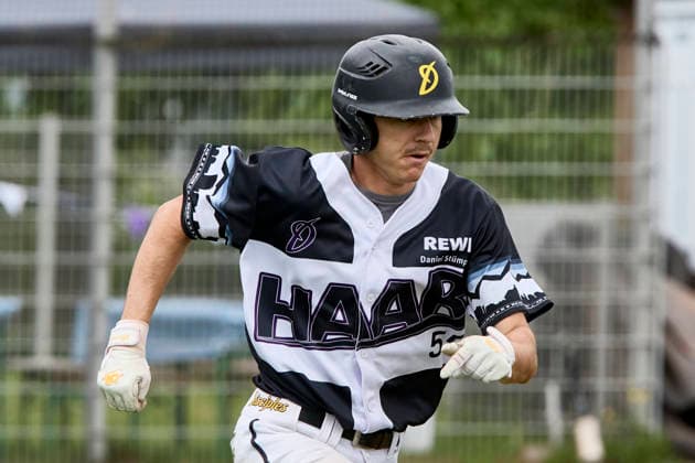 German Baseball League DBL , Munich Haar Disciples vs Stuttgart Reds, Haar Disciples, Stuttgart Reds, 2026 06 07 in Munich Haar Ballpark Eglfing WEINSTEIGER Simon Munich Haar Disciples Right Fielder, Pitcher Nr55 HAA55 sportworld Munich Haar Ballpark Eglfing Bayern Germany