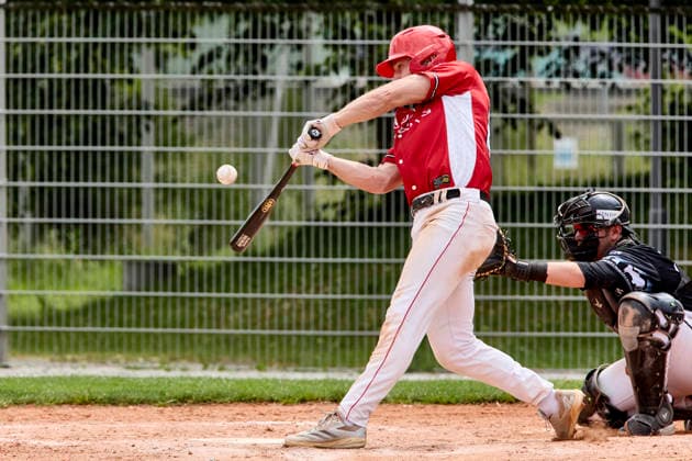 German Baseball League DBL , Munich Haar Disciples vs Stuttgart Reds, Haar Disciples, Stuttgart Reds, 2026 06 07 in Munich Haar Ballpark Eglfing SCHÄFFER Benedikt Stuttgart Reds Center Fielder, Right Fielder Nr65 STG65 sportworld München Haar Ballpark Eglfing Bayern Germany