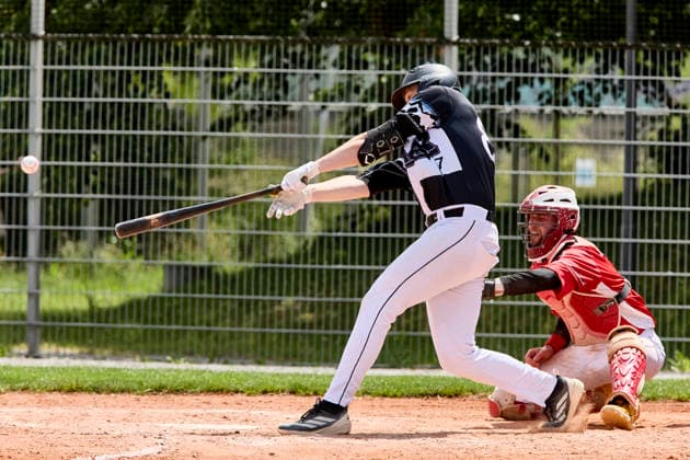 German Baseball League DBL , Munich Haar Disciples vs Stuttgart Reds, Haar Disciples, Stuttgart Reds, 2026 06 07 in Munich Haar Ballpark Eglfing BROSKE Moritz Munich Haar Disciples First Baseman, Third Baseman Nr87 HAA87 , WITT Yannick Stuttgart Reds Catcher, Shortstop Nr6 STG6 sportworld Munich Haar Ballpark Eglfing Bayern Germany
