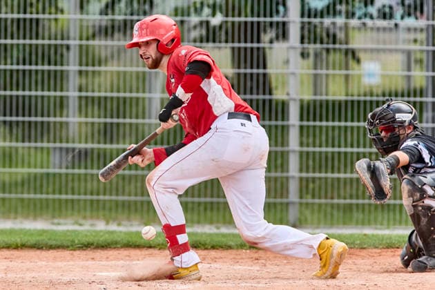 German Baseball League DBL , Munich Haar Disciples vs Stuttgart Reds, Haar Disciples, Stuttgart Reds, 2026 06 07 in Munich Haar Ballpark Eglfing WITT Yannick Stuttgart Reds Catcher, Shortstop Nr6 STG6 sportworld München Haar Ballpark Eglfing Bayern Germany
