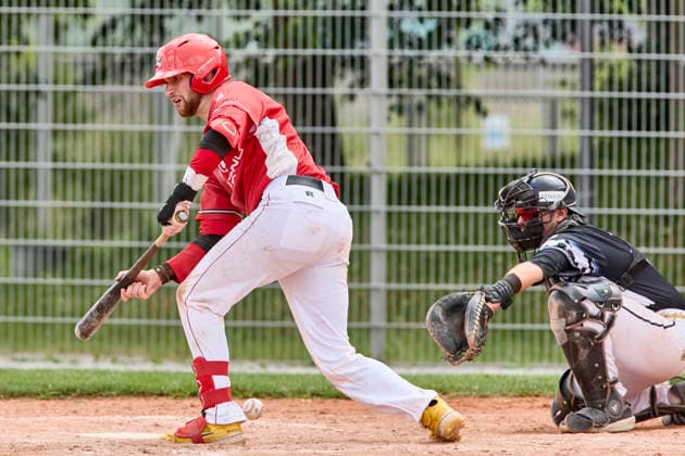 German Baseball League DBL , Munich Haar Disciples vs Stuttgart Reds, Haar Disciples, Stuttgart Reds, 2026 06 07 in Munich Haar Ballpark Eglfing WITT Yannick Stuttgart Reds Catcher, Shortstop Nr6 STG6 sportworld München Haar Ballpark Eglfing Bayern Germany
