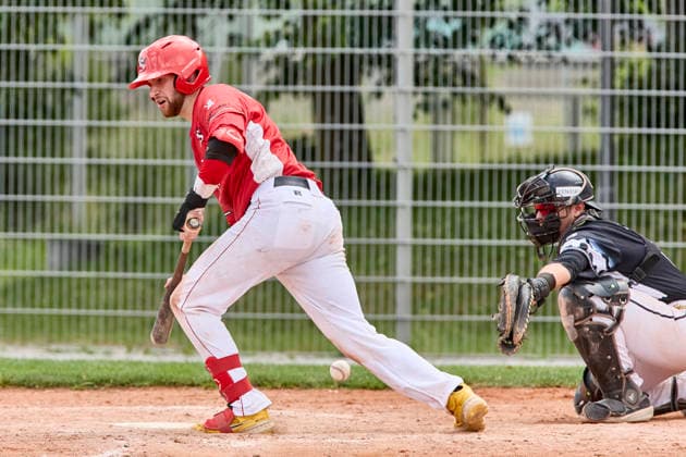 German Baseball League DBL , Munich Haar Disciples vs Stuttgart Reds, Haar Disciples, Stuttgart Reds, 2026 06 07 in Munich Haar Ballpark Eglfing WITT Yannick Stuttgart Reds Catcher, Shortstop Nr6 STG6 sportworld München Haar Ballpark Eglfing Bayern Germany