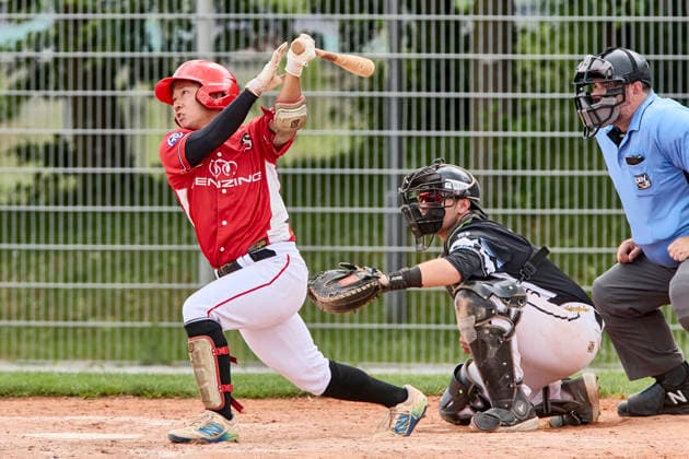 German Baseball League DBL , Munich Haar Disciples vs Stuttgart Reds, Haar Disciples, Stuttgart Reds, 2026 06 07 in Munich Haar Ballpark Eglfing ICHIMURA Shogo Stuttgart Reds Catcher Nr52 STG52 , FIERLBECK Owen Munich Haar Disciples Catcher Nr16 HAA16 sportworld Munich Haar Ballpark Eglfing Bayern Germany